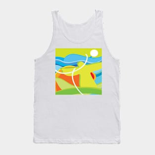 abstract summer pattern Tank Top